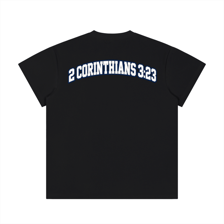 Unisex lightweight cotton T-shirt with classic fit and round neck in white color