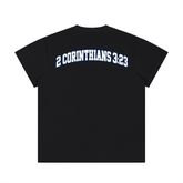 Unisex lightweight cotton T-shirt with classic fit and round neck in white color
