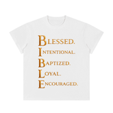 Unisex lightweight cotton T-shirt with classic fit and short sleeves in white color
