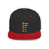 Emoji Mood Tracker snapback hat with embroidered playful emoji design and adjustable closure