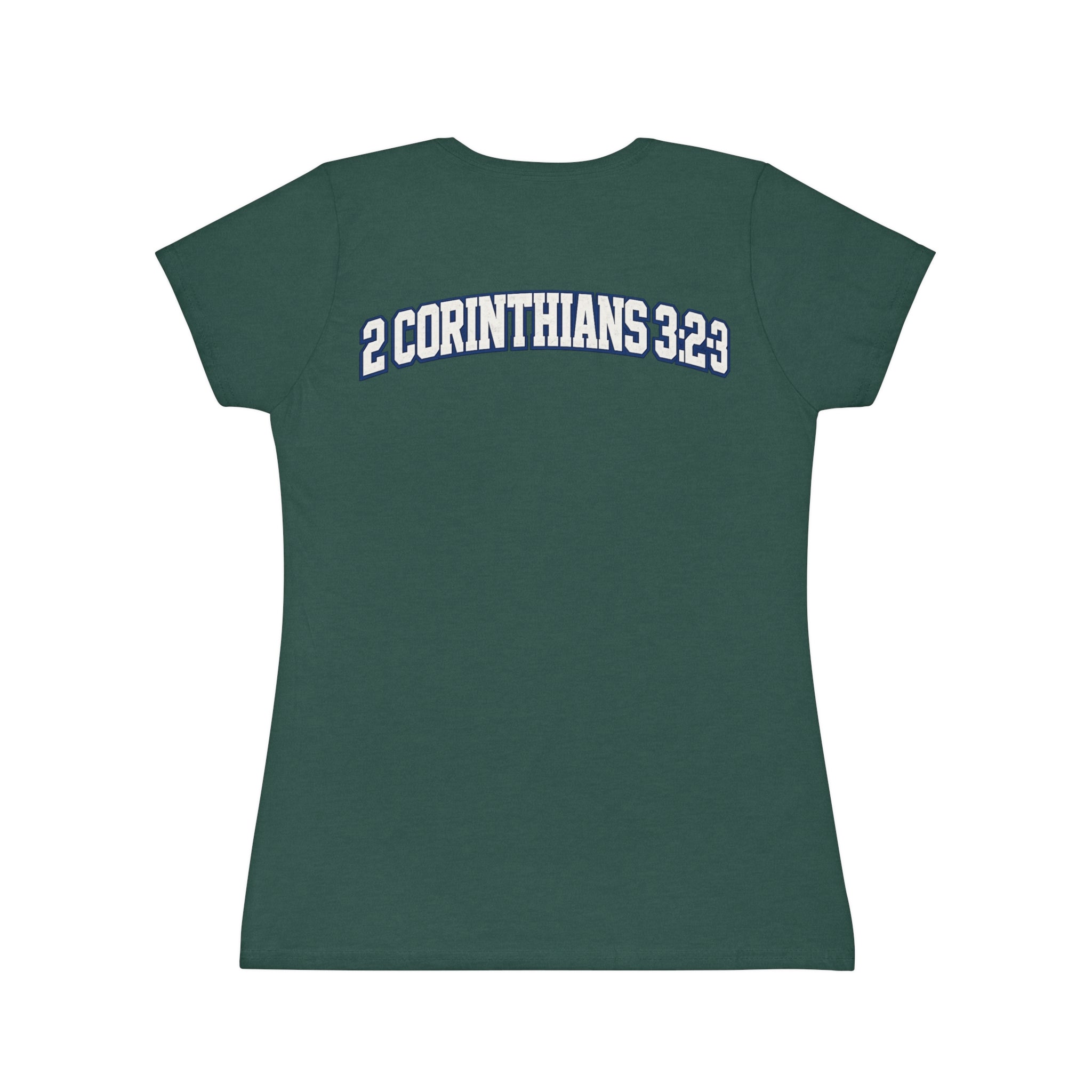 Blessed Bible Acrostic Women's T-Shirt — 2 Corinthians 3:23 Christian Tee