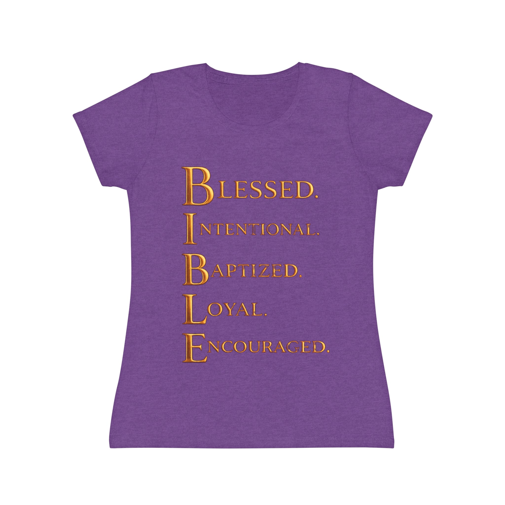 Blessed Bible Acrostic Women's T-Shirt — 2 Corinthians 3:23 Christian Tee