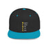 Emoji Mood Tracker snapback hat with embroidered playful emoji design and adjustable closure