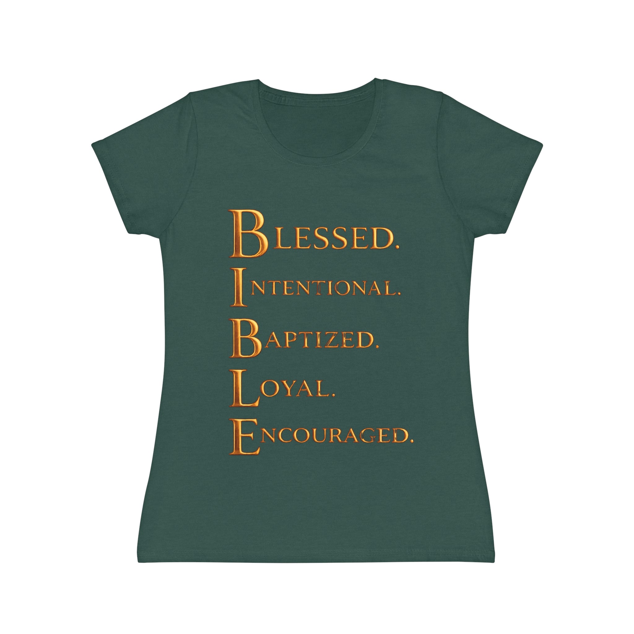Blessed Bible Acrostic Women's T-Shirt — 2 Corinthians 3:23 Christian Tee