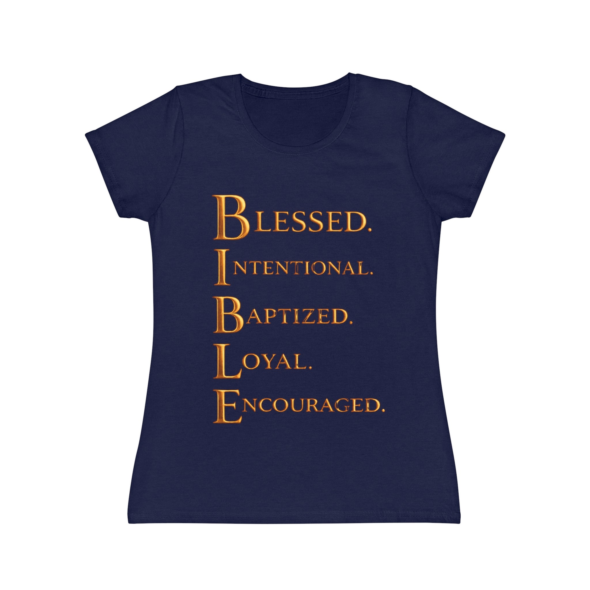 Blessed Bible Acrostic Women's T-Shirt — 2 Corinthians 3:23 Christian Tee