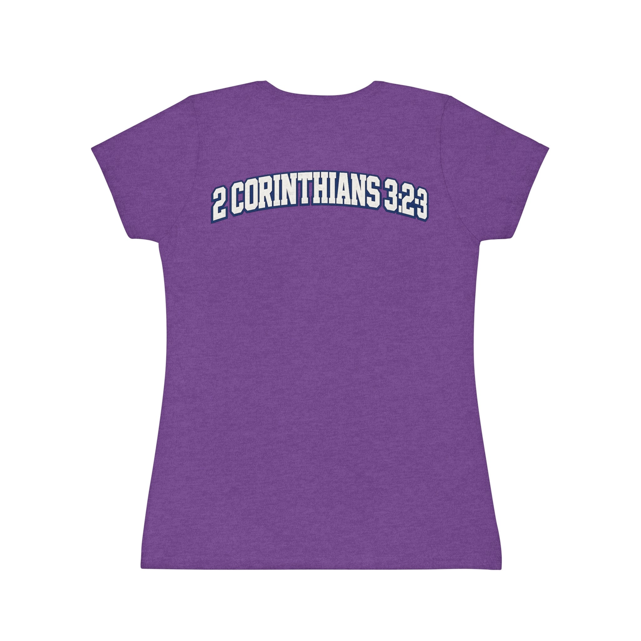Blessed Bible Acrostic Women's T-Shirt — 2 Corinthians 3:23 Christian Tee