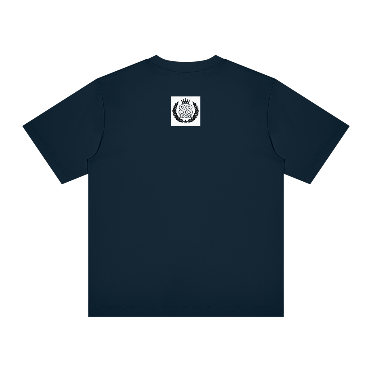 Young Neighbors Signature Tee black shirt with oversized varsity YN logo and Mark 12:31 scripture text