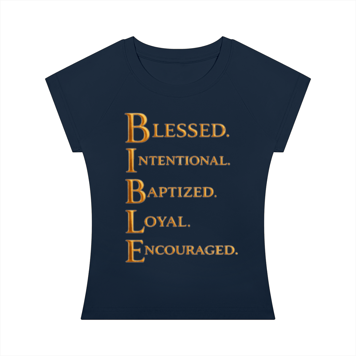 Women’s slim raglan t-shirt with short sleeves and round neck in cotton blend fabric