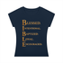 Women’s slim raglan t-shirt with short sleeves and round neck in cotton blend fabric