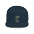 Emoji Mood Tracker snapback hat with embroidered playful emoji design and adjustable closure