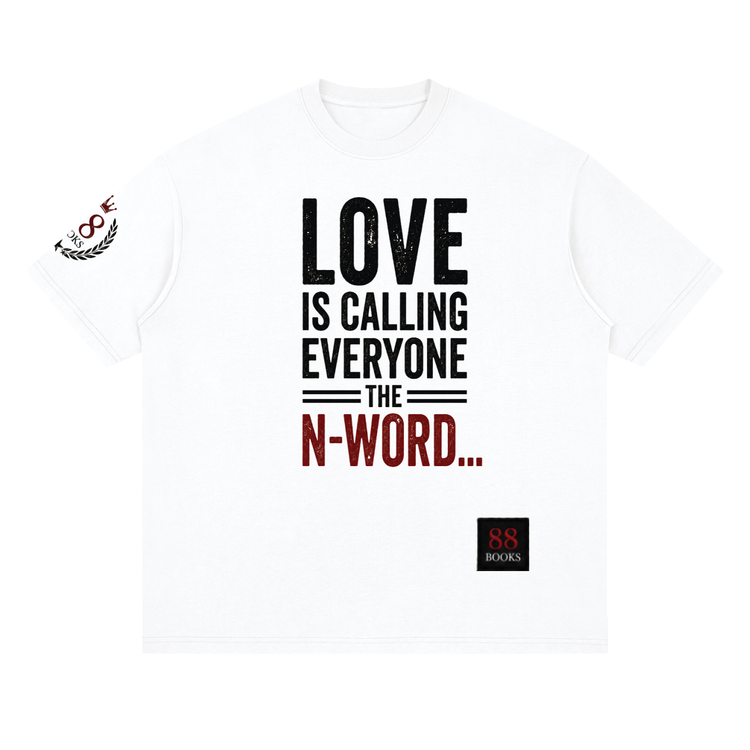 Unisex Love Is Calling Everyone Neighbor Tee with Matthew 22:39 scripture and bold NEIGHBORS print
