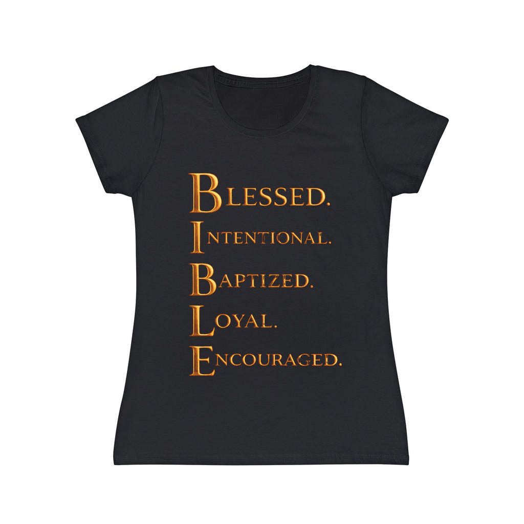 Blessed Bible Acrostic Women's T-Shirt — 2 Corinthians 3:23 Christian Tee