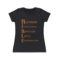 Blessed Bible Acrostic Women's T-Shirt — 2 Corinthians 3:23 Christian Tee