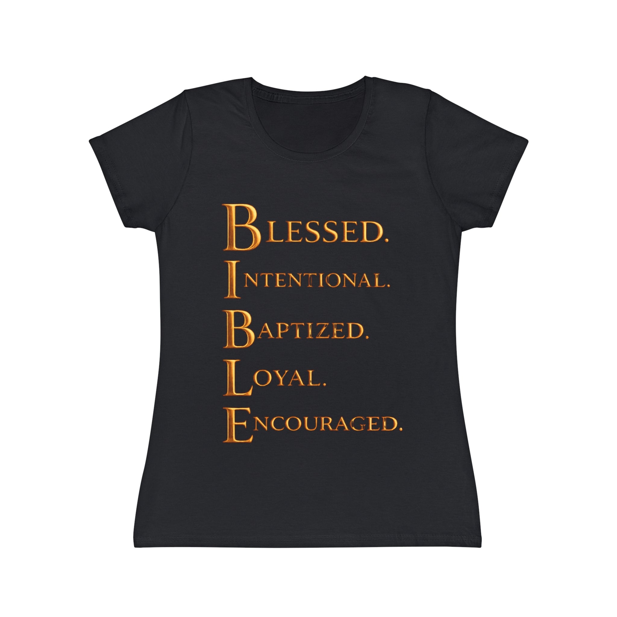 Blessed Bible Acrostic Women's T-Shirt — 2 Corinthians 3:23 Christian Tee