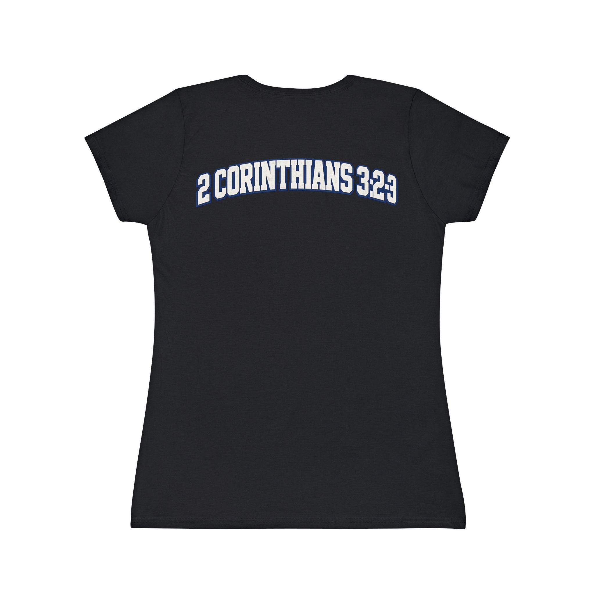 Blessed Bible Acrostic Women's T-Shirt — 2 Corinthians 3:23 Christian Tee