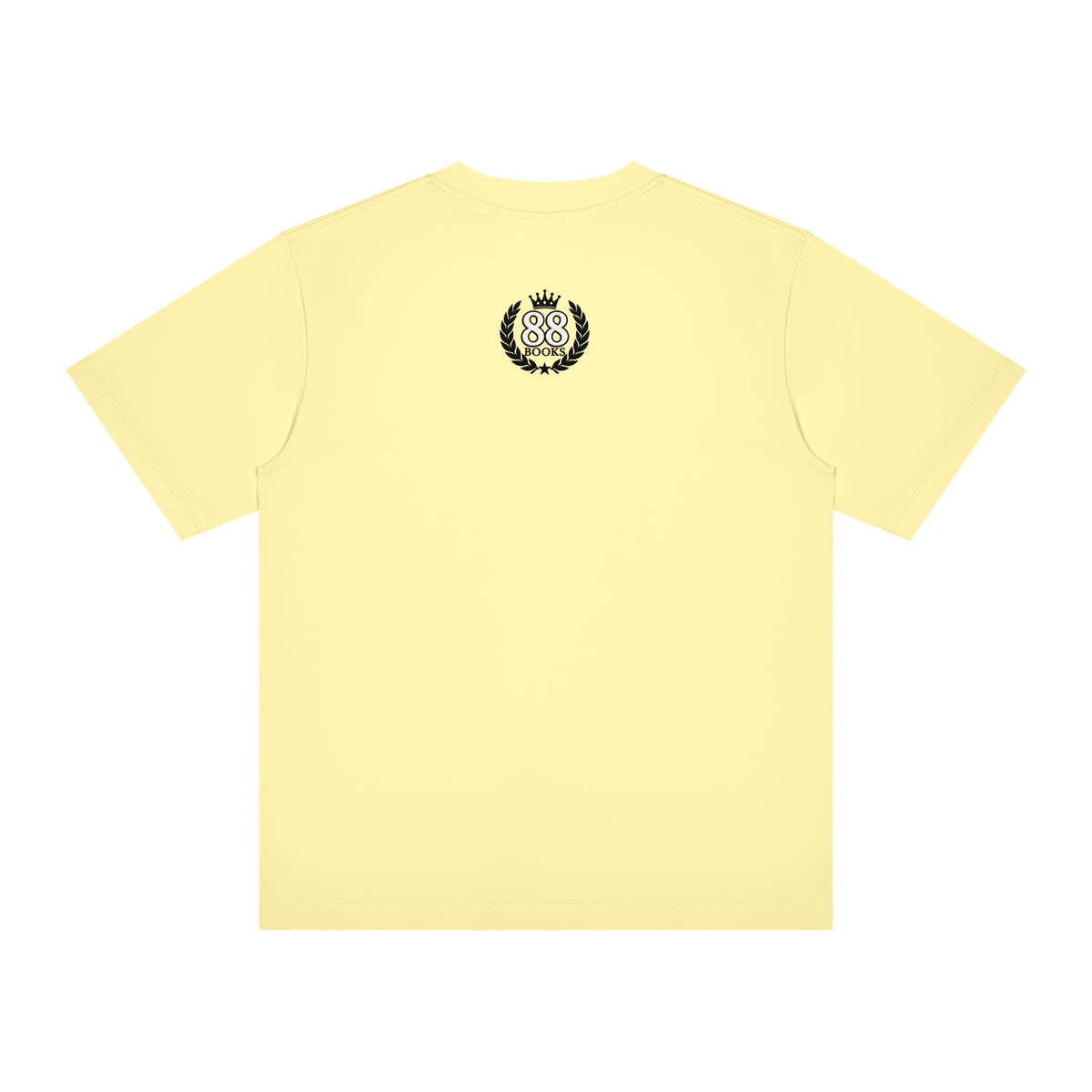 Christ-centered streetwear tee with YN varsity logo and Mark 12:31 scripture on light color fabric