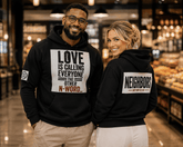 Unisex Neighbors Hoodie symbolizing care and community values