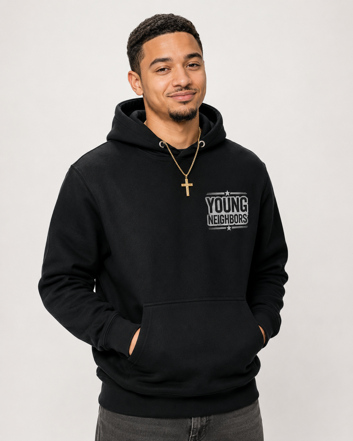 Young Neighbors™ Embroidered Hoodie unisex