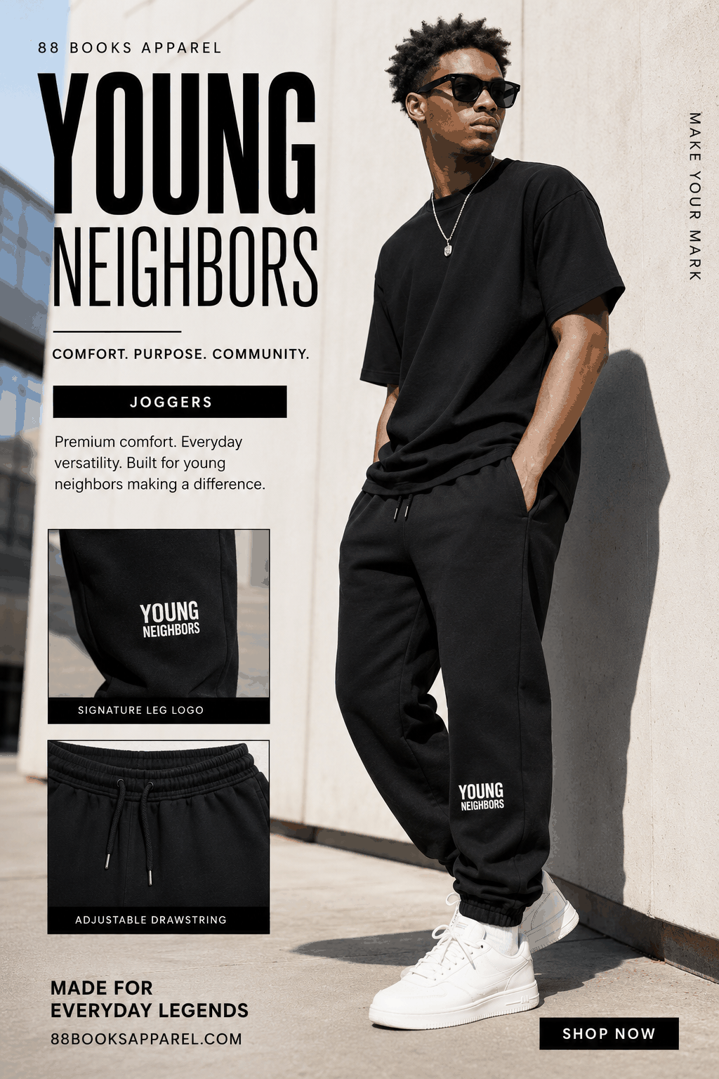 Young Neighbors™ Signature Sweatpants in comfortable stylish design