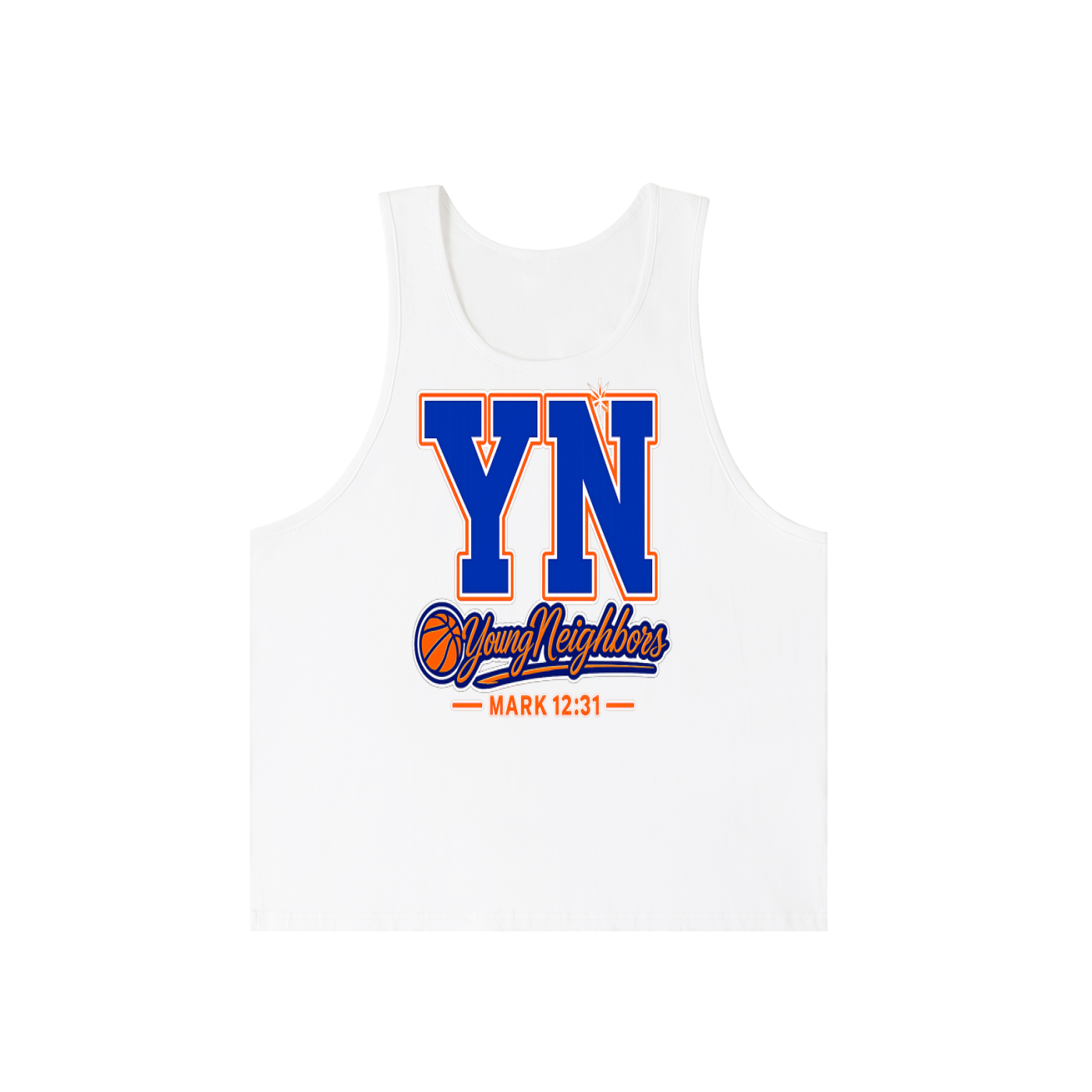 Young Neighbors Courtside Basketball Tank
