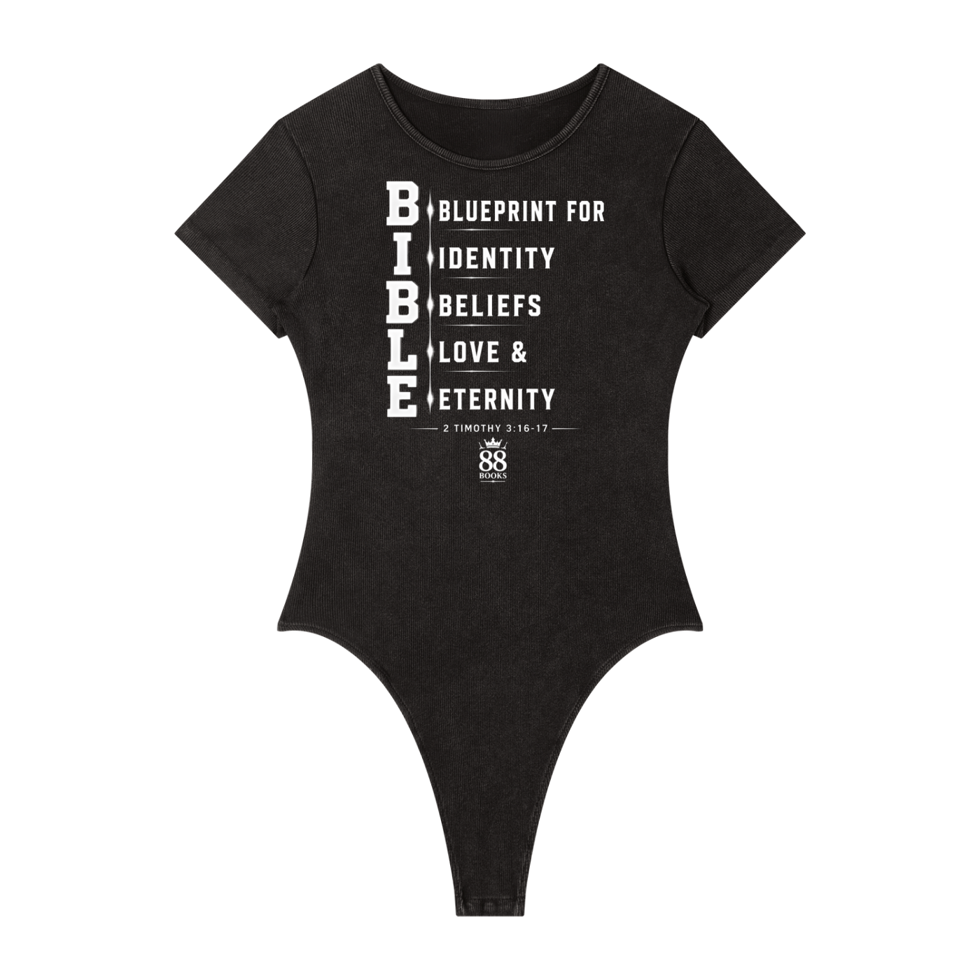 Women's Mineral Wash Crewneck B.I.B.L.E Bodysuit