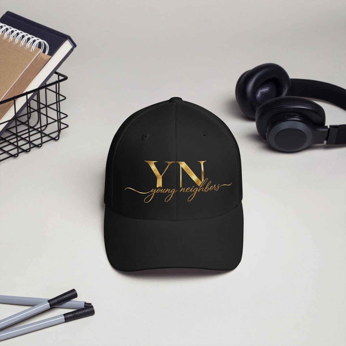 Premium Embroidered Cap with adjustable strap and detailed logo embroidery in breathable fabric
