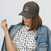 Structured Twill Cap in premium twill fabric with six-panel design, curved brim, breathable eyelets, and adjustable back strap for everyday wear and outdoor activities