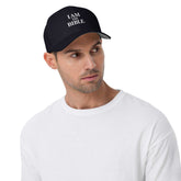 Structured Twill Cap with six-panel design, curved brim, breathable eyelets, and adjustable back strap for everyday wear