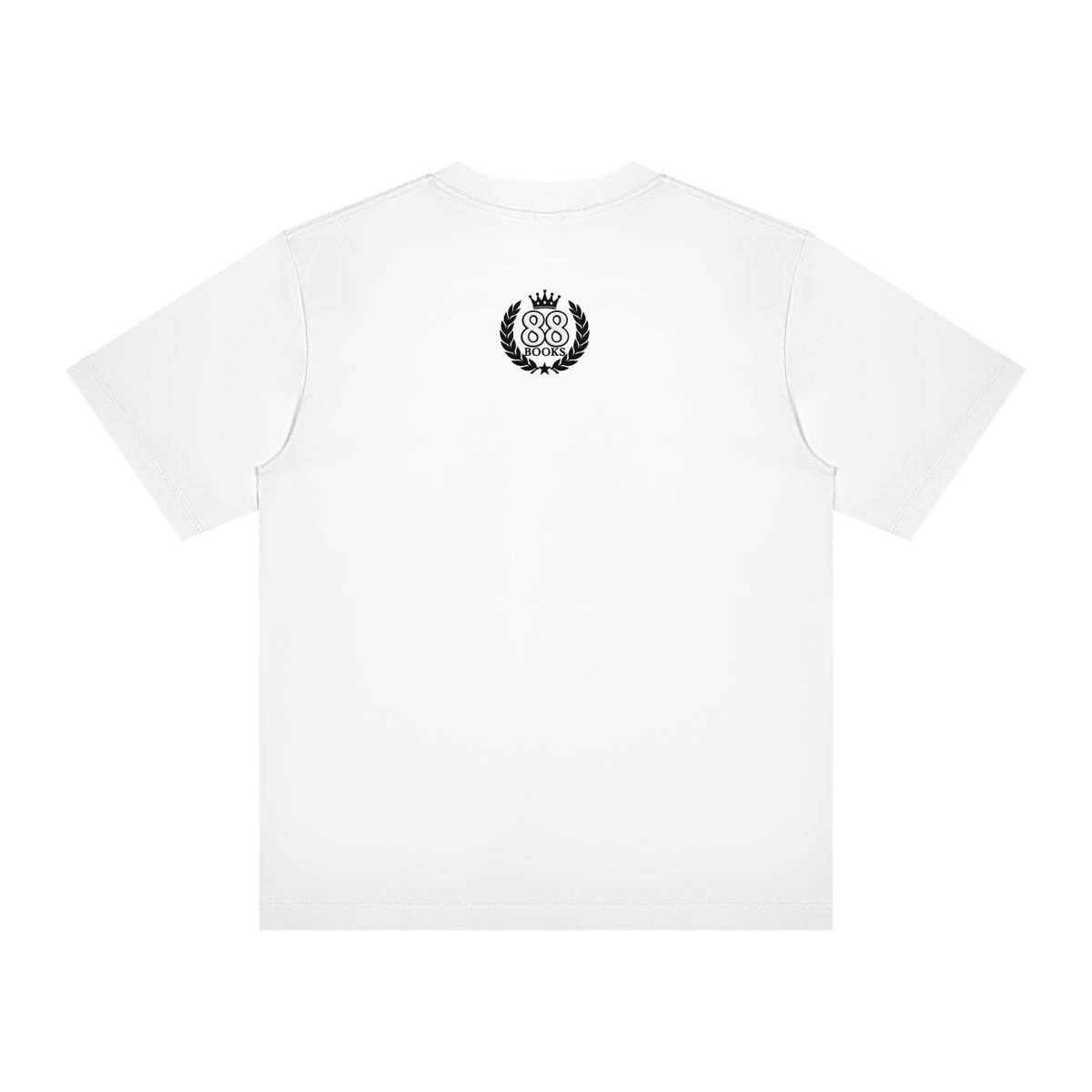 Christ-centered streetwear tee with oversized YN logo and Mark 12:31 scripture detail