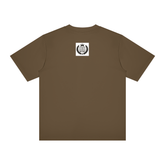 Young Neighbors Signature Tee featuring varsity-style YN logo, script, and Mark 12:31 scripture on premium heavyweight cotton