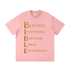 Unisex loose fit crewneck t-shirt with short sleeves and drop shoulder design