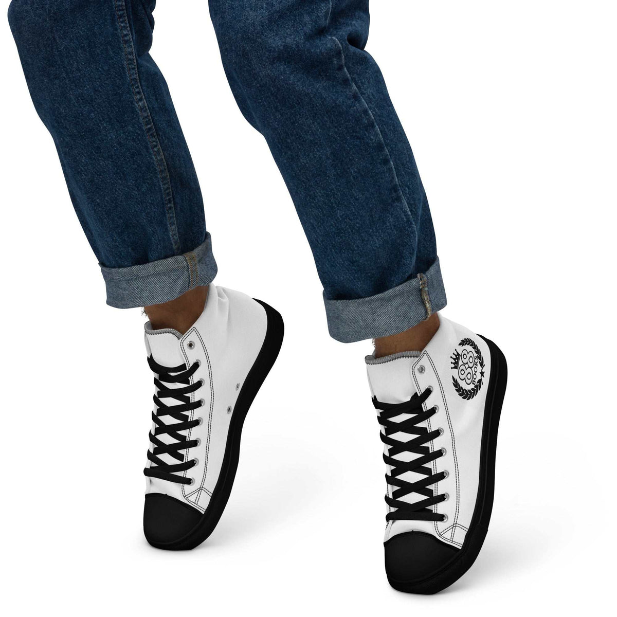 88 Books High-Top Sneakers with book-inspired design, cushioned insole, and durable rubber outsole