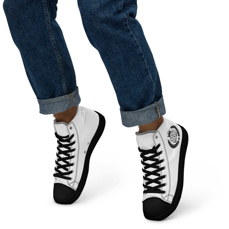 88 Books High-Top Sneakers with book-inspired design, cushioned insole, and durable rubber outsole