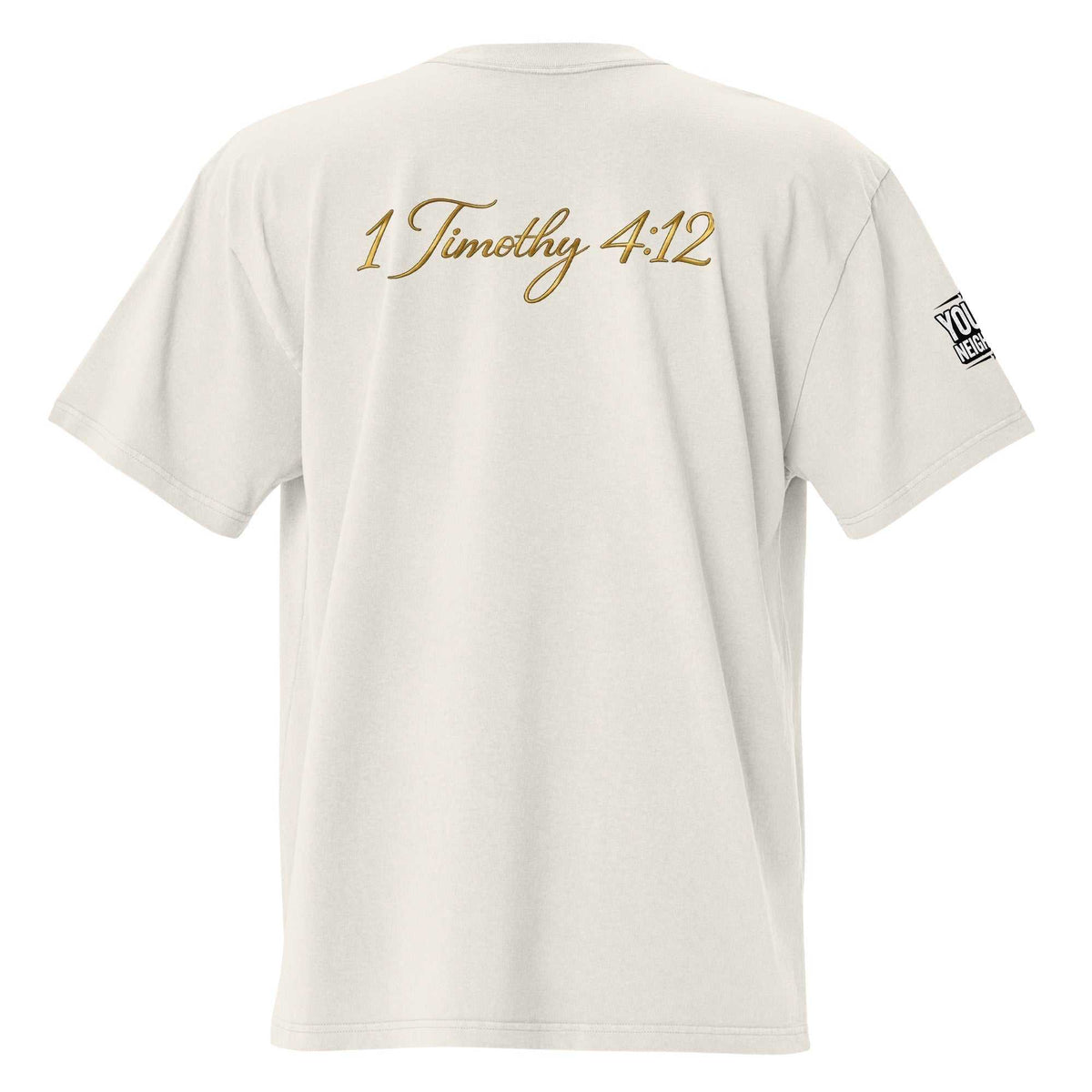 Oversized Signature Tee in relaxed fit made from premium cotton for comfort and style