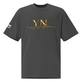 Oversized Signature Tee with relaxed fit and drop shoulders in cotton fabric for casual wear