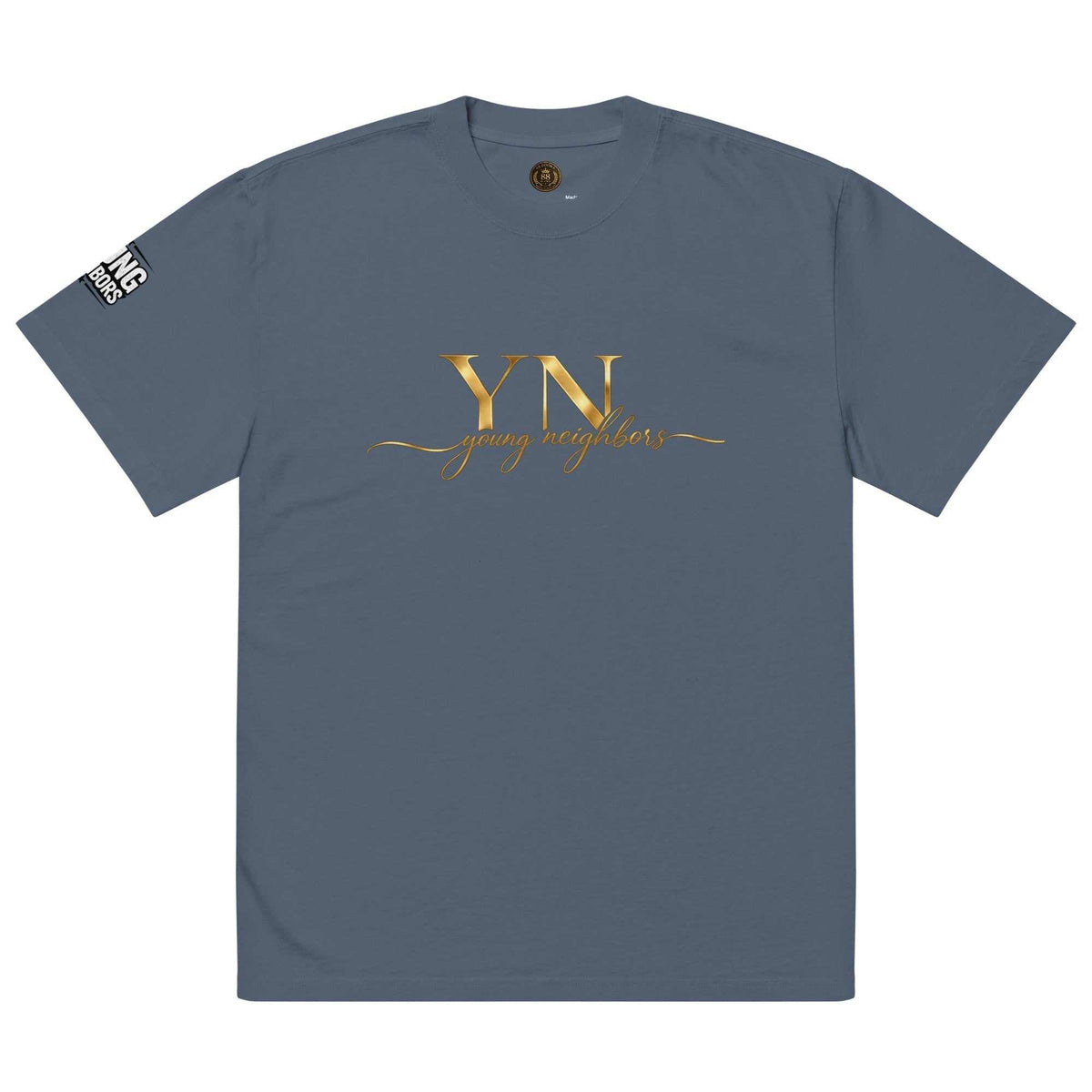 Oversized Signature Tee in relaxed fit made from premium cotton for all-day comfort and style