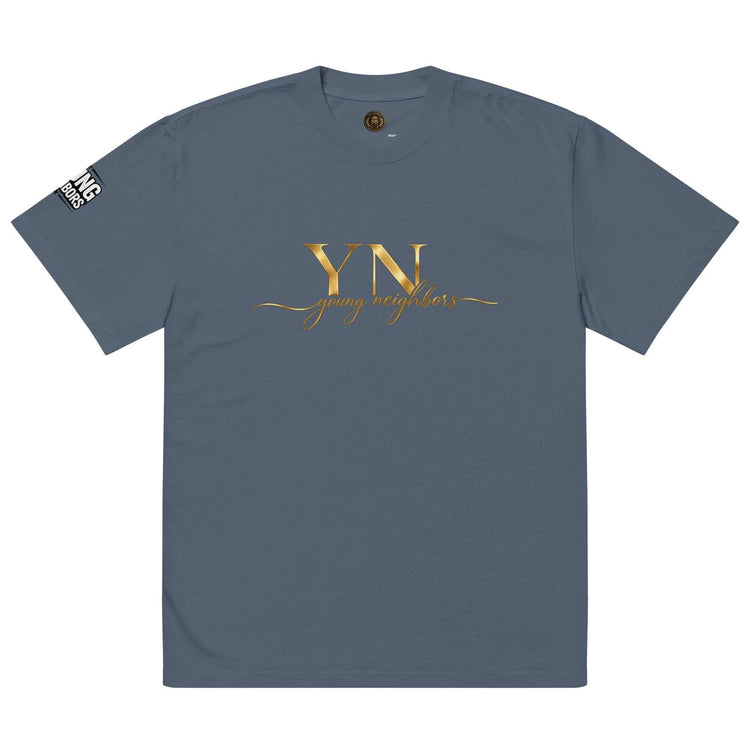 Oversized Signature Tee in relaxed fit made from premium cotton for all-day comfort and style