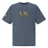 Oversized Signature Tee in black with relaxed fit and dropped shoulders for casual streetwear style