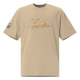 Unisex oversized signature tee in premium cotton with relaxed fit for casual streetwear style