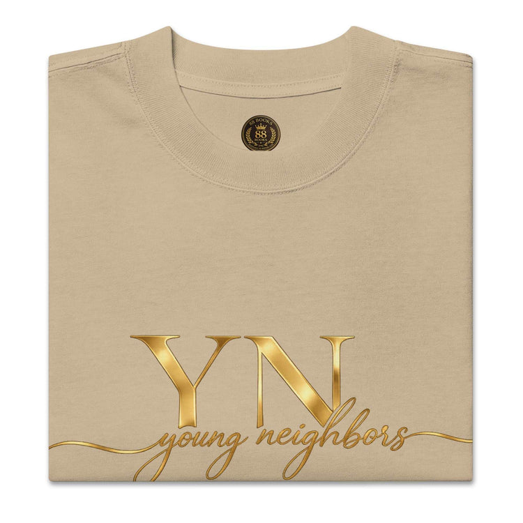 Oversized Signature Tee in premium cotton with relaxed fit for stylish everyday comfort