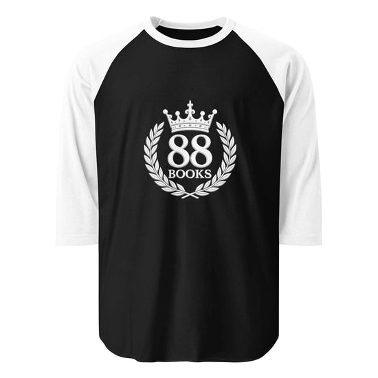 Classic Baseball Tee with contrasting raglan sleeves and faith-inspired graphic design