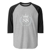 Classic Baseball Tee with faith design and raglan sleeves for spiritual style and comfort