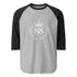 Classic Baseball Tee with faith design and raglan sleeves for spiritual style and comfort
