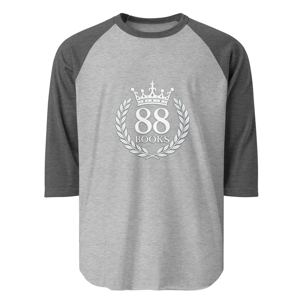 Classic baseball tee with faith design featuring raglan sleeves and inspirational graphic