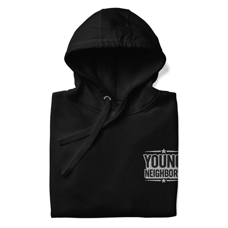Premium embroidered hoodie showcasing soft fabric and detailed craftsmanship for stylish comfort